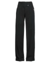 Rose Selavy Woman Pants Black Size 6 Cotton, Linen, Tencel