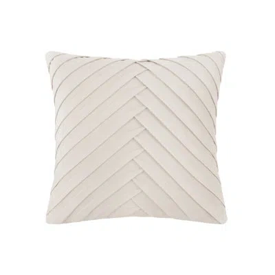Rose Tree Audrey Pleated Velvet Throw Pillow