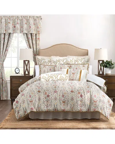 Rose Tree Baroda Floral Comforter Set In Multi