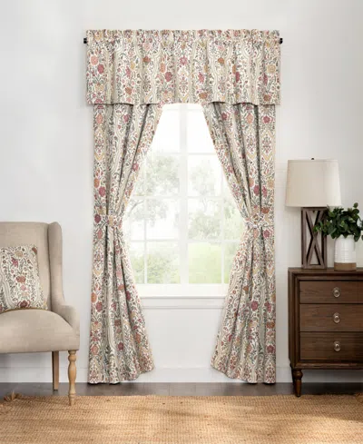 Rose Tree Baroda Floral Tailored Valance, 80" X 17"
