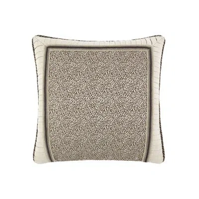 Rose Tree Bird Paradise Euro Sham In Brown;white