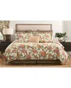 Rose Tree Bronte Floral Comforter Sets In Brown
