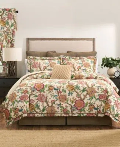 Rose Tree Bronte Floral Comforter Sets In Brown