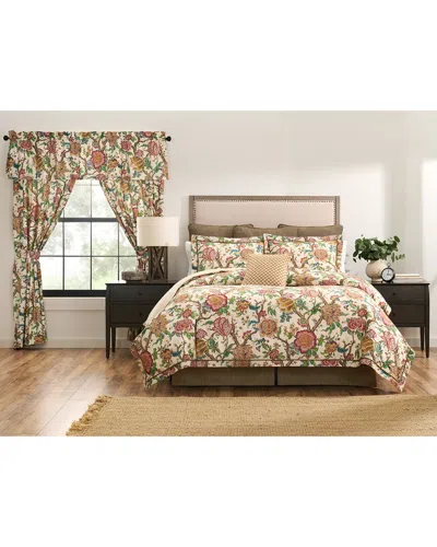 Rose Tree Bronte Woven Textural Stripe Euro Sham In Multi