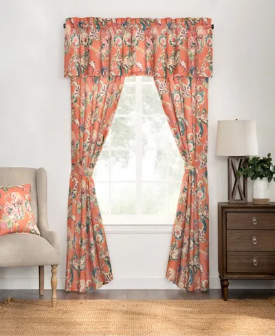 Rose Tree Cara Floral Drapery Panel Set, 84" X 50"