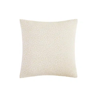 Rose Tree Dominca Woven Animal Square Decorative Pillow In Beige