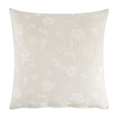 Rose Tree Eden Reversible Euro Sham In Beige