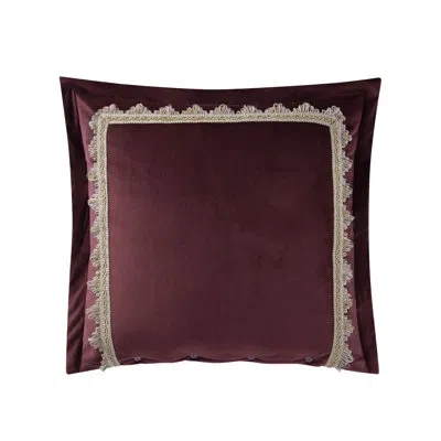 Rose Tree Emmaline Euro Sham In Wine