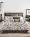 Rose Tree Esmeralda Jacobean Print 4-pc. Comforter Set, Queen In Sage