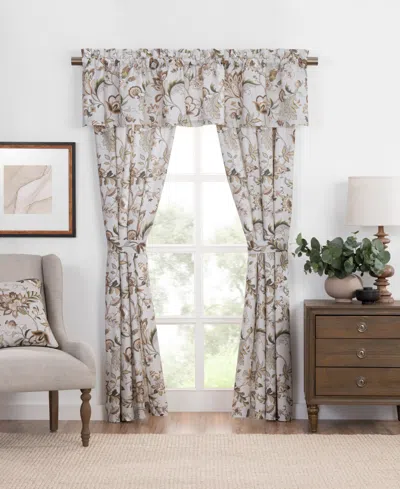 Rose Tree Esmeralda Tailored Window Valance, 80" X 17" In Sage