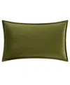 Rose Tree Esmeralda Velvet Decorative Pillow, 27" X 17" In Sage