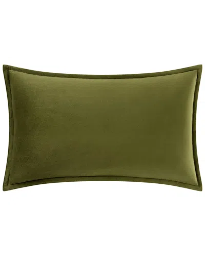 Rose Tree Esmeralda Velvet Decorative Pillow In Green