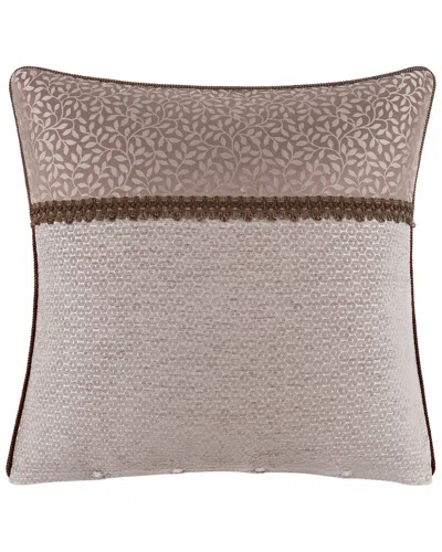 Rose Tree Esmeralda Woven Euro Sham In Gray