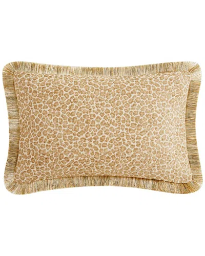 Rose Tree Fleur Boudoir Decorative Pillow In Gold