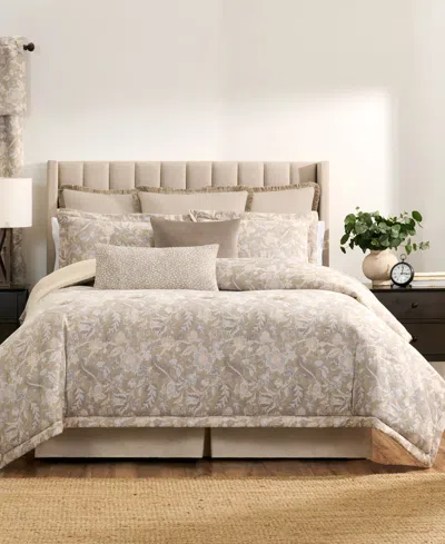 Rose Tree Hannah Floral 4-pc. Comforter Set, Queen In Nude