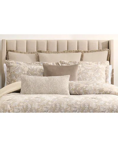 Rose Tree Hannah Woven Cheetah Boudoir Decorative Pillow In Neutral