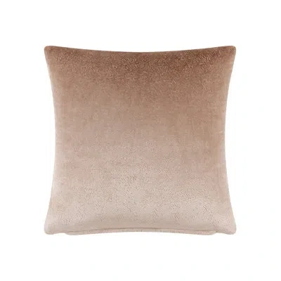 Rose Tree Harlow Velvet Decorative Throw Pillow In Tan