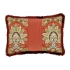 Rose Tree Harrogate Paisley Breakfast Rectangular Throw Pillow In Brown