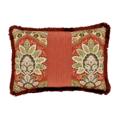 Rose Tree Harrogate Paisley Breakfast Rectangular Throw Pillow In Brown