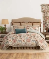 Rose Tree Haylie Floral Print Comforter Set Collection In Mushroom