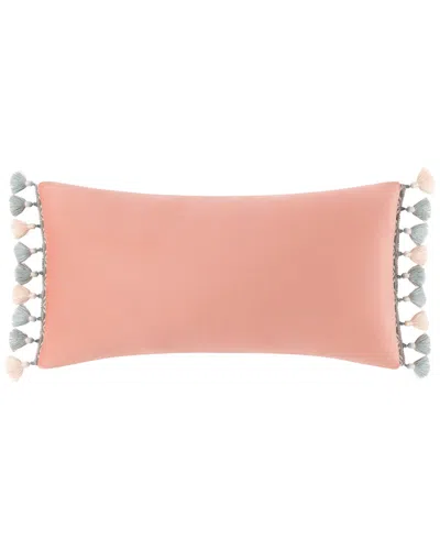 ROSE TREE ROSE TREE KOMODO VELVET BOUDOIR PILLOW WITH TASSELS