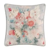 Rose Tree Penelope Square Throw Pillow In Gray