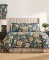 Rose Tree Secret Garden Floral 4-pc. Comforter Set, King In Blue