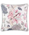 Rose Tree Talia Jacobean Print Decorative Pillow