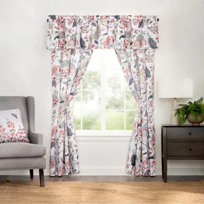 Rose Tree Talia Window Panel Pair Set In Cream