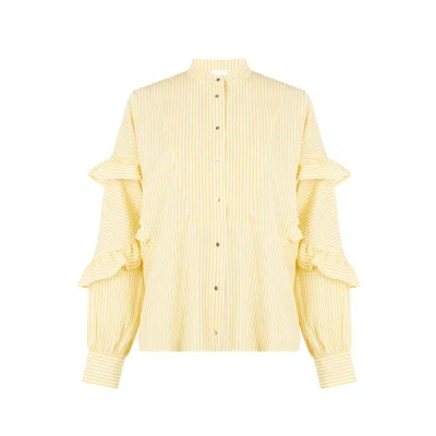 Roseanna Blouse Edgard En Lyocell In Jaune