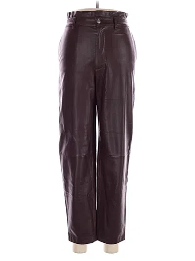 Pre-owned Roseanna Casual Pants In Burgundy