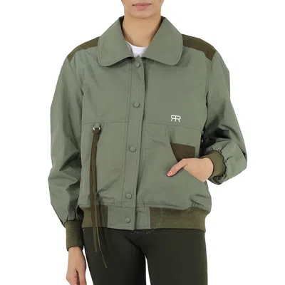 Roseanna Ladies Olive Power Cotton Jacket In Green