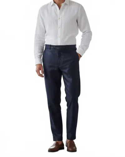 Roseanna Men's Straight Leg Pants In Black In Blue