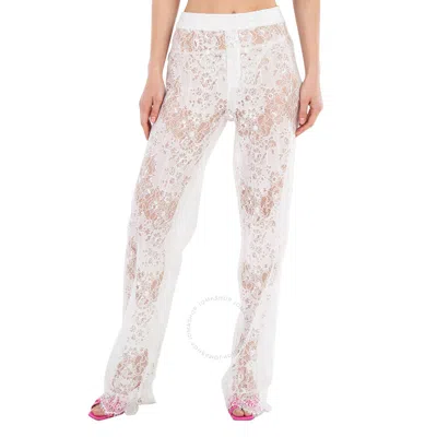 Roseanna Monza Guipure Pants In White
