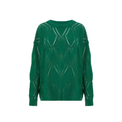Roseanna Early Alpaca And Wool-blend Jumper In Green