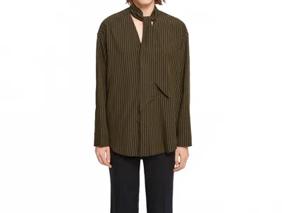Roseanna Vito Shirt In Silver In Brown