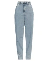 Roseanna Woman Jeans Blue Size 6 Organic Cotton, Elastane In Blue