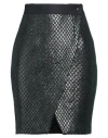 Roseanna Woman Mini Skirt Dark Green Size 8 Wool, Acrylic, Polyester, Polyamide, Mohair Wool In Green