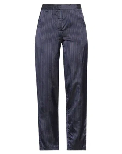 Roseanna Woman Pants Navy Blue Size 8 Cupro