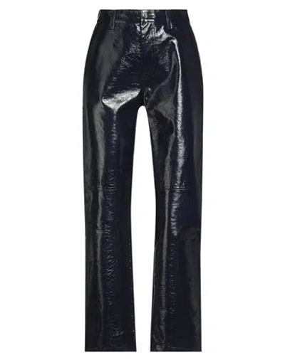 Roseanna Woman Pants Navy Size 8 Cotton, Polyurethane In Black