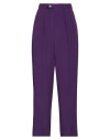 Roseanna Woman Pants Purple Size 6 Acetate, Silk In Purple