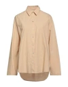 Roseanna Woman Shirt Sand Size 8 Cotton In Beige
