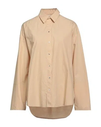 Roseanna Woman Shirt Sand Size 8 Cotton In Beige
