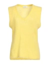 Roseanna Woman Sweater Yellow Size 6 Mohair Wool, Polyamide, Elastane In Yellow