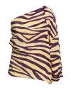 Roseanna Woman Top Plum Size 8 Viscose, Linen In Purple
