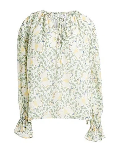 Roseanna Woman Top Green Size 4 Viscose, Silk