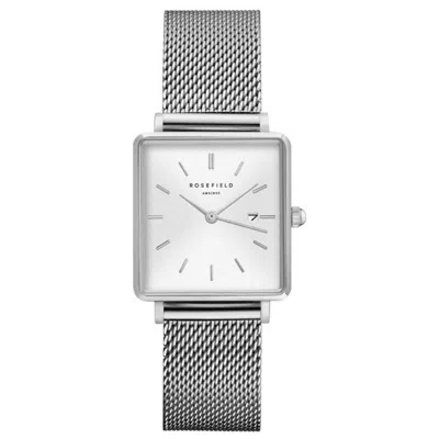 Rosefield Boxy Women's Watch In Blue