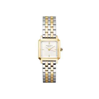 Rosefield Gold / Silver  Boxelle Ladies Watch With Duotone Steel Strap