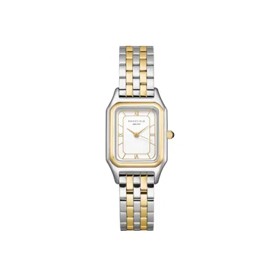 Rosefield Gold / Silver  Ivy Duotone Ladies Watch With White Dial