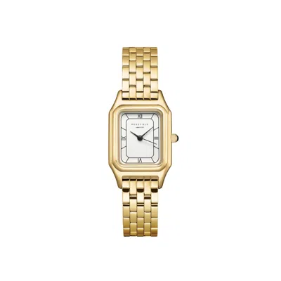 Rosefield Ivy Ladies Gold Watch With White Dial
